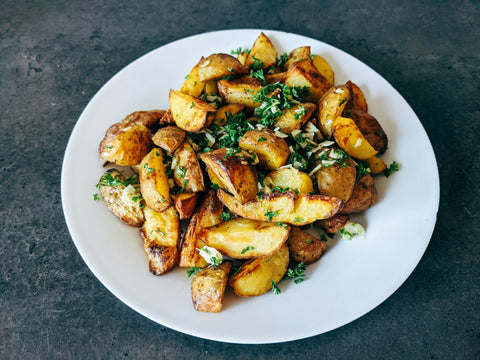 Geroosterde Biologische Aardappelpartjes