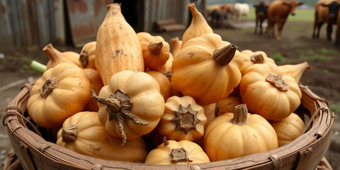 Verschillende soorten aardappelen in een houten krat